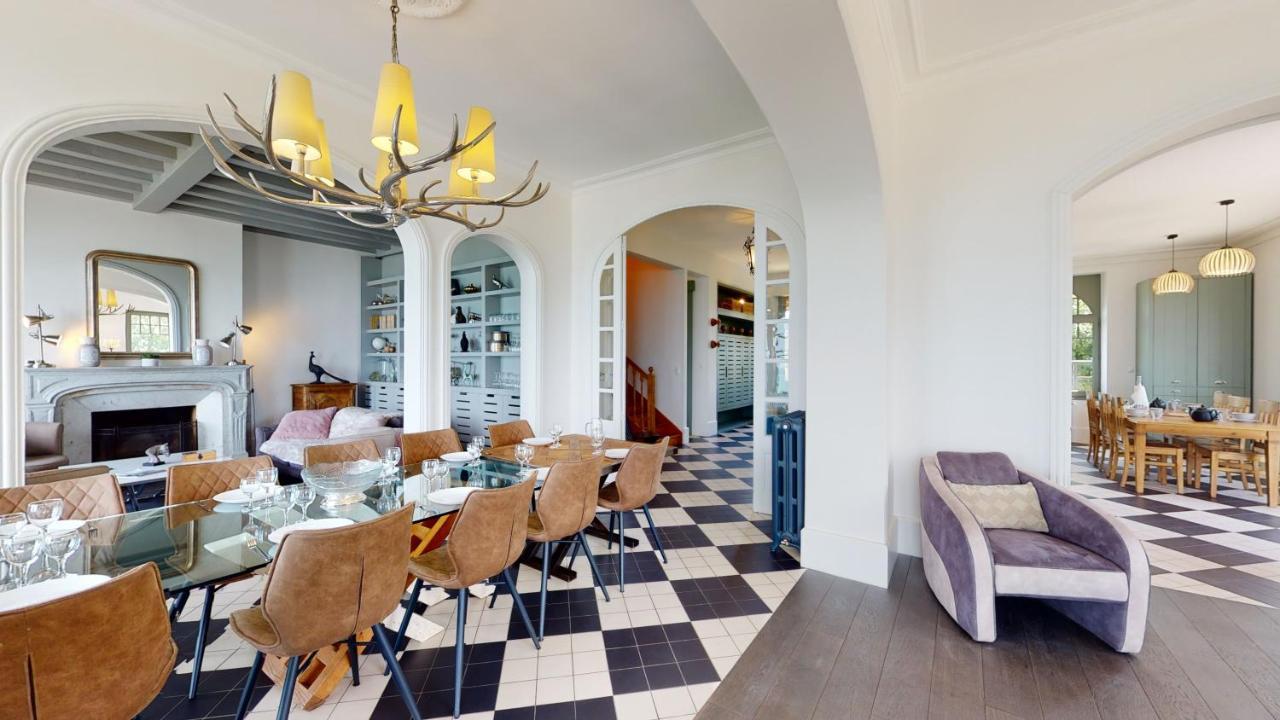 Les roches Grises, Luxueuse villa face mer, 4étoiles, SPA et jardin panoramique, société La Clef Decamp Granville Exterior foto