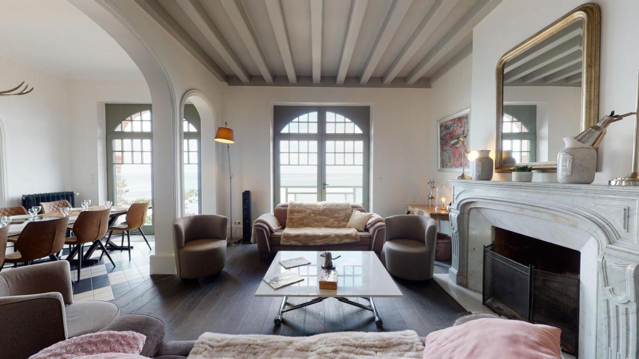 Les roches Grises, Luxueuse villa face mer, 4étoiles, SPA et jardin panoramique, société La Clef Decamp Granville Exterior foto