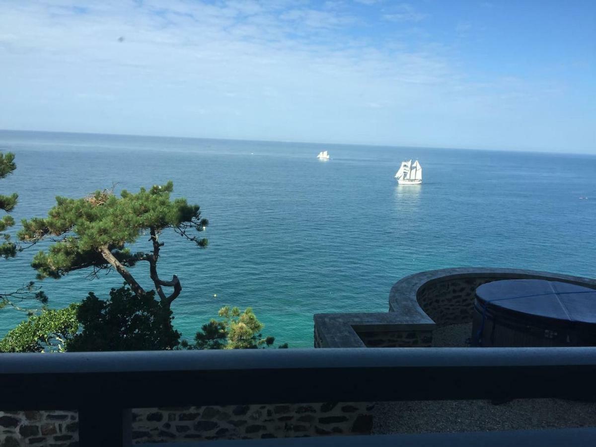 Les roches Grises, Luxueuse villa face mer, 4étoiles, SPA et jardin panoramique, société La Clef Decamp Granville Exterior foto