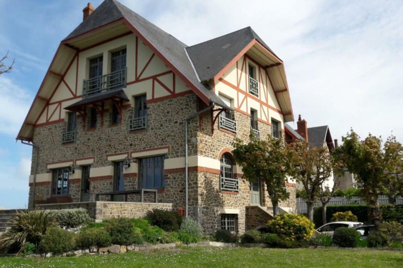 Les roches Grises, Luxueuse villa face mer, 4étoiles, SPA et jardin panoramique, société La Clef Decamp Granville Exterior foto